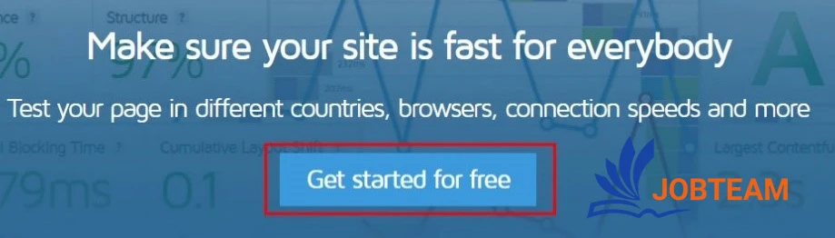 اجرای پارامتر a تا c در جی تی متریکس شروع ثبت نام در سایت GTmetrix