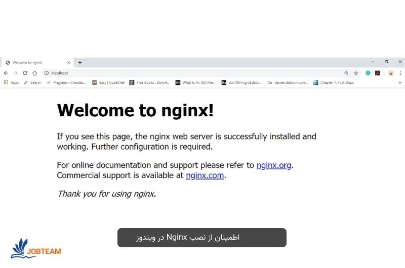 نصب NGINX در ویندوز نصب NGINX در ویندوز