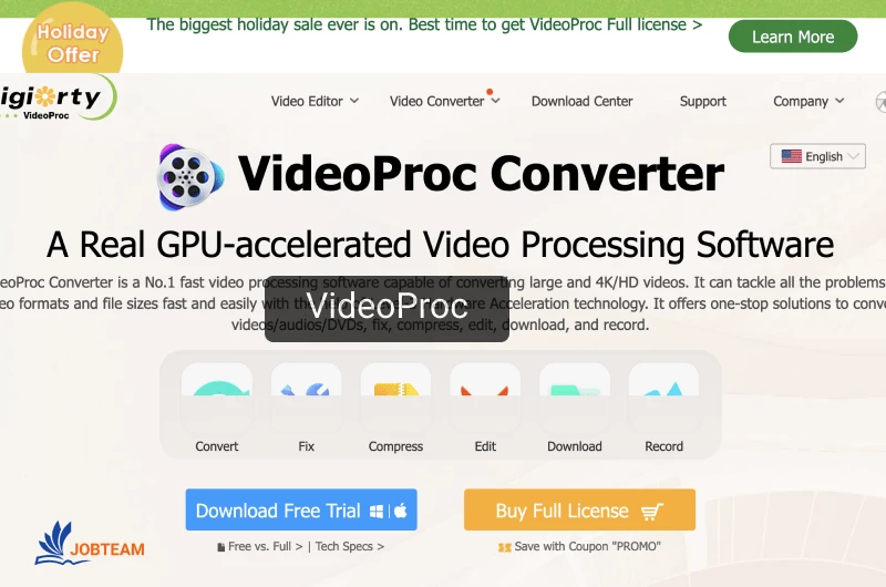 فشرده سازی فیلم با VideoProc Converter فشرده سازی فیلم با VideoProc Converter