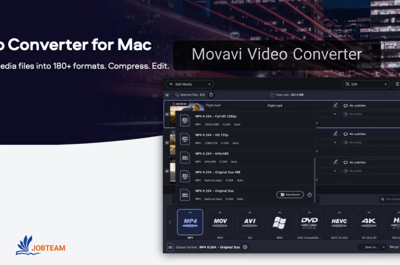 قوی ترین نرم افزار فشرده سازی فیلم Movavi قوی ترین نرم افزار فشرده سازی فیلم Movavi