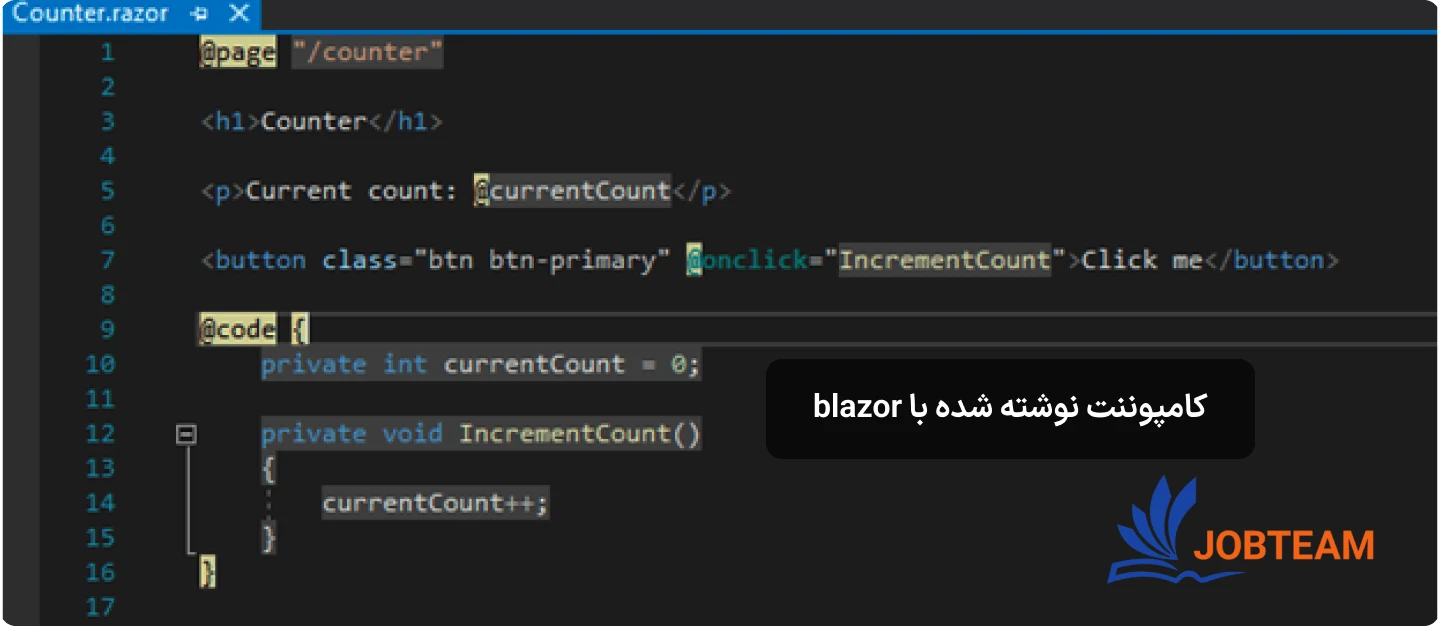 blazor چیست و نمونه کامپوننت آن blazor چیست و نمونه کامپوننت آن