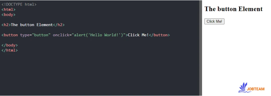 عنصر button در فرم HTML تگ یا عناصر قابل استفاده در فرم در HTML (form elements): عنصر button در فرم HTML