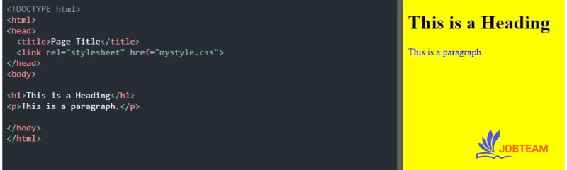 مثال از تگ link در بخش head مثال از تگ link در بخش head