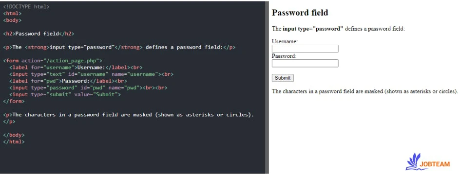 input از نوع پسورد input از نوع پسورد