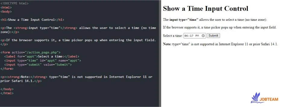 مقدار time در ویژگی type زمان بدون منطقه زمانی مقدار time در ویژگی type زمان بدون منطقه زمانی