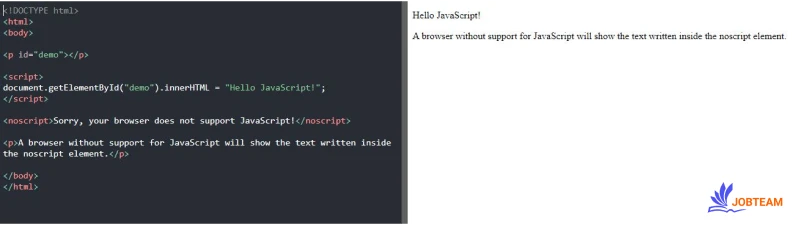 تگ noscript در HTML تگ noscript در HTML