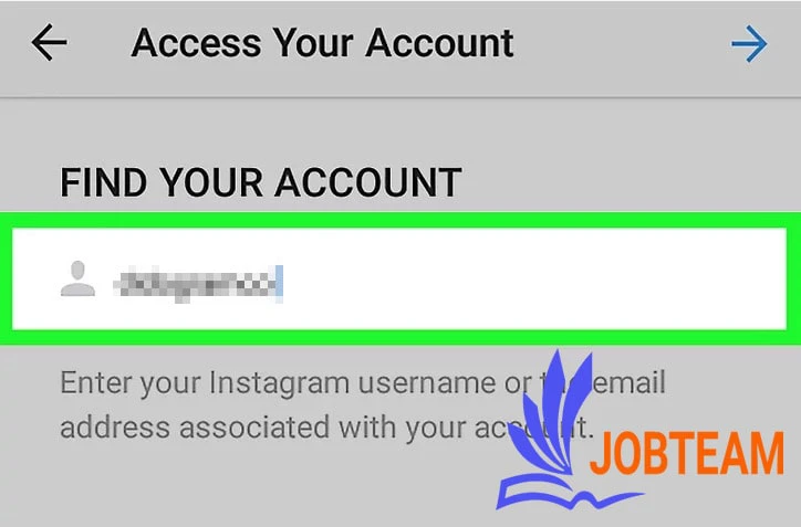 آموزش بازیابی اکانت اینستاگرام: از طریق ایمیل مرحله 1