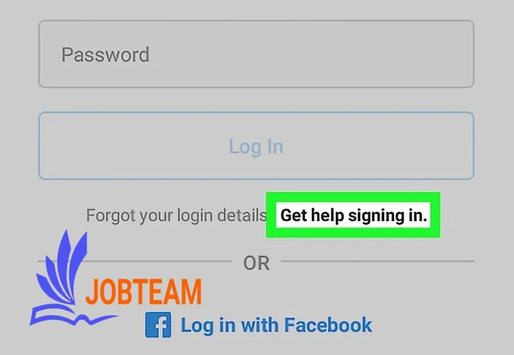 آموزش بازیابی اکانت اینستاگرام: از طریق شماره موبایل مرحله 1