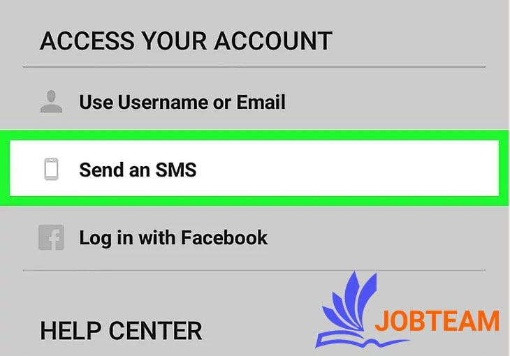 آموزش بازیابی اکانت اینستاگرام: از طریق شماره موبایل مرحله 2