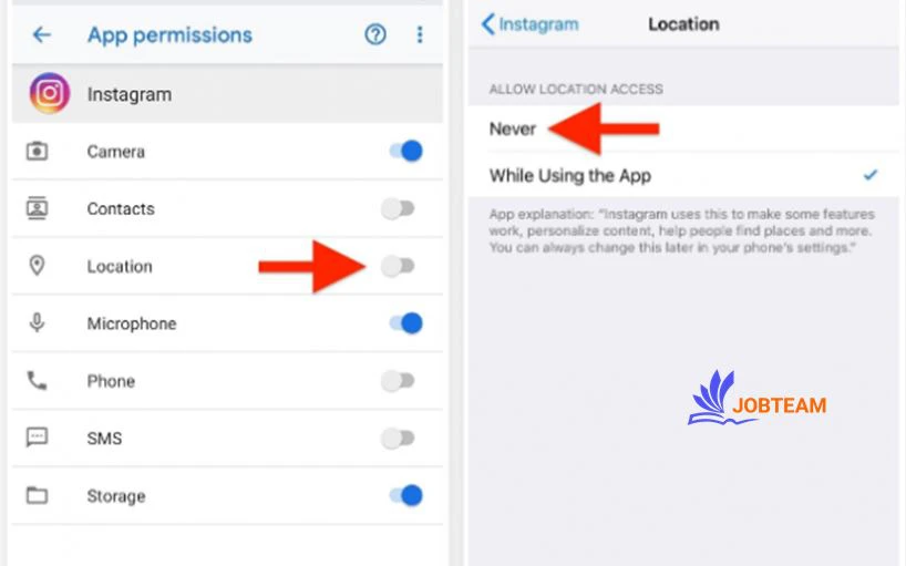 قابلیت Geotagging را خاموش کنید قابلیت Geotagging را خاموش کنید