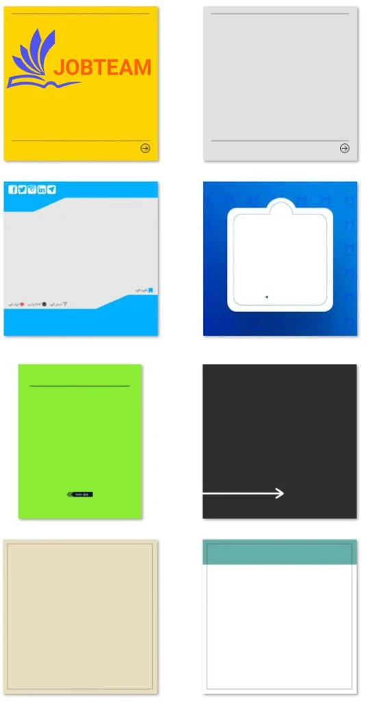 ساخت قالب اینستاگرام: مرحله سوم برای پست تکی ساخت قالب اینستاگرام: مرحله سوم برای پست تکی