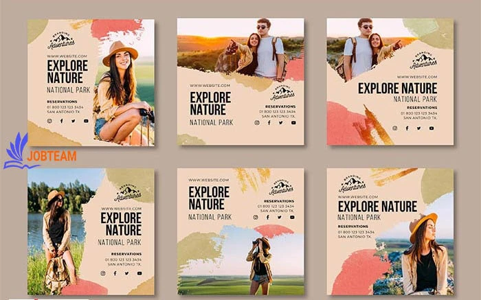 مرحله ششم طراحی قالب اینستاگرام برای پست تکی مرحله ششم طراحی قالب اینستاگرام برای پست تکی