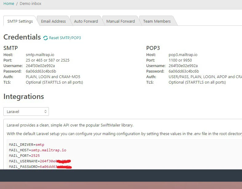 لاراول ایمیل