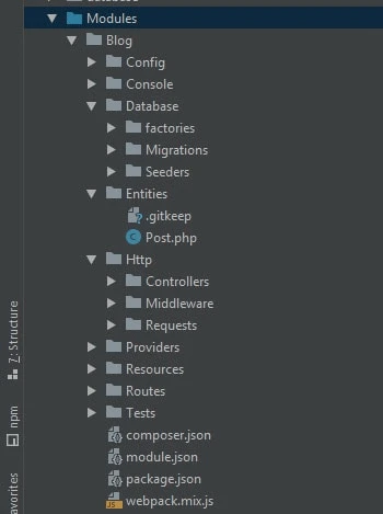 ماژولار کردن لاراول ماژولار کردن لاراول