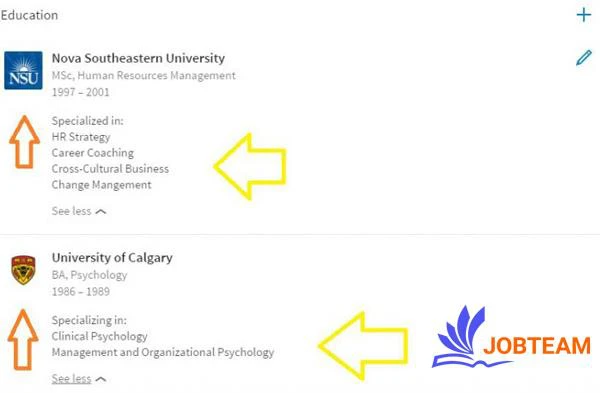 آموزش لینکدین ثبت اطلاعات تحصیلی آموزش لینکدین ثبت اطلاعات تحصیلی