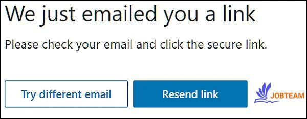 ارسال ایمیل از لینکدین برای بازیابی رمز ارسال ایمیل از لینکدین برای بازیابی رمز