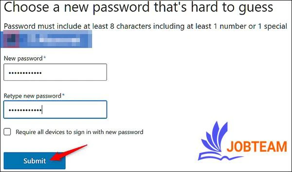 انتخاب رمز جدید برای لینکدین انتخاب رمز جدید برای لینکدین