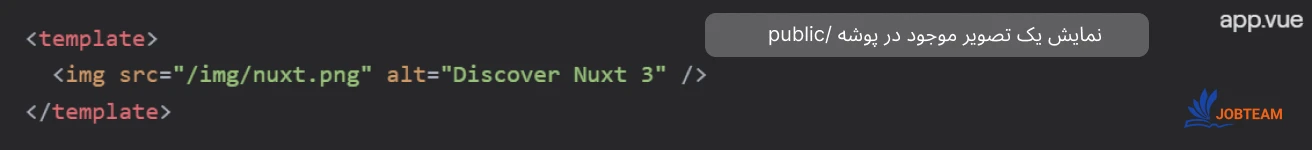 یک تصویر در دایرکتوری /public/img/ یک تصویر در دایرکتوری /public/img/