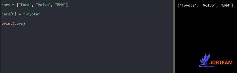 دسترسی به عناصر یک آرایه در پایتون (Python) دسترسی به عناصر یک آرایه در پایتون (Python)