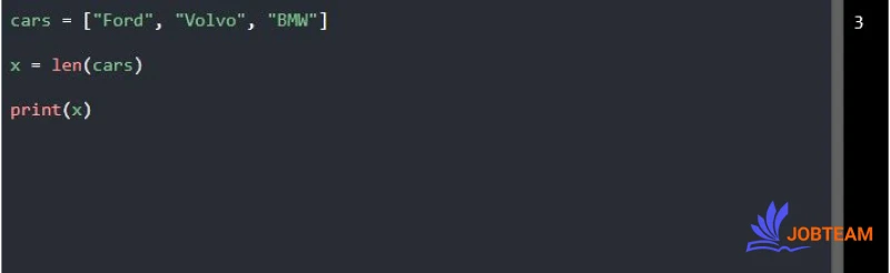 طول یک آرایه در پایتون (Python) طول یک آرایه در پایتون (Python)