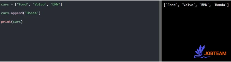 افزودن عنصر به یک آرایه در پایتون (Python) افزودن عنصر به یک آرایه در پایتون (Python)