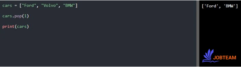حذف عناصر یک آرایه در پایتون (Python) حذف عناصر یک آرایه در پایتون (Python)