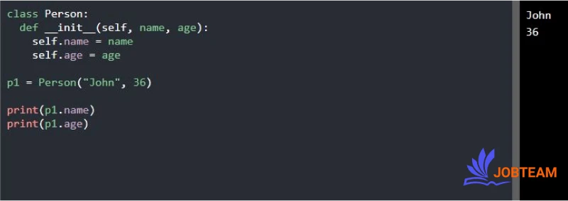 تابع ()__init__ در پایتون (Python) تابع ()__init__ در پایتون (Python)