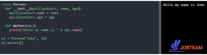 پارامتر self در پایتون (Python) پارامتر self در پایتون (Python)