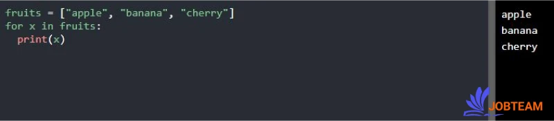حلقه های for در پایتون (Python) حلقه های for در پایتون (Python)