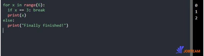 دستور else حلقه for در پایتون (Python) دستور else حلقه for در پایتون (Python)