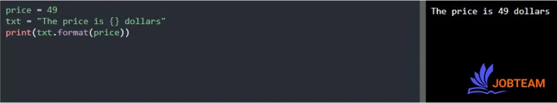 متد ()format برای قالب بندی متن در پایتون متد ()format برای قالب بندی متن در پایتون