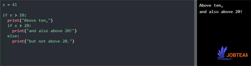 If های تودرتو در پایتون (Python) If های تودرتو در پایتون (Python)