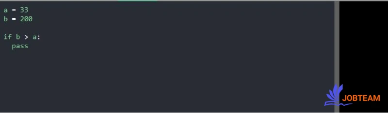 کلمه کلیدی pass در پایتون (Python) کلمه کلیدی pass در پایتون (Python)