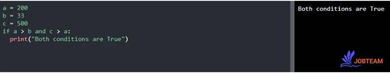 کلمه کلیدی and در پایتون (Python) کلمه کلیدی and در پایتون (Python)