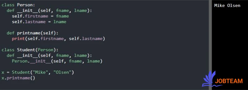 افزودن تابع ()__init__ در پایتون (Python) افزودن تابع ()__init__ در پایتون (Python)