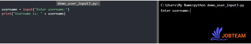 متد input برای ورودی در پایتون