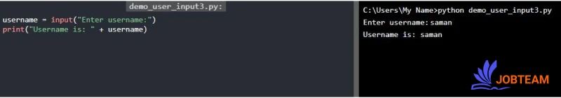 متد ()input در پایتون (Python)