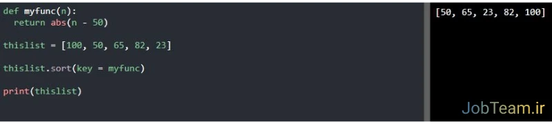 تابع سفارشی کردن مرتب سازی در پایتون (Python) تابع سفارشی کردن مرتب سازی در پایتون (Python)