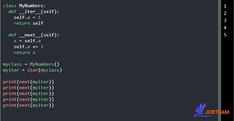 ایجاد یک تکرار کننده (iterator) در پایتون (Python)