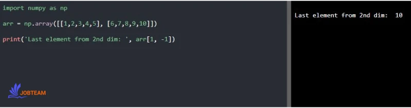 ایندکس گذاری منفی آرایه های ماژول NumPy در پایتون (Python) ایندکس گذاری منفی آرایه های ماژول NumPy در پایتون (Python)