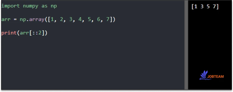 Step (گام) در نامپای بخش آرایه Step (گام) در نامپای بخش آرایه