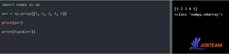 ایجاد آرایه (Array) با ماژول NumPy در پایتون (Python) ایجاد آرایه (Array) با ماژول NumPy در پایتون (Python)