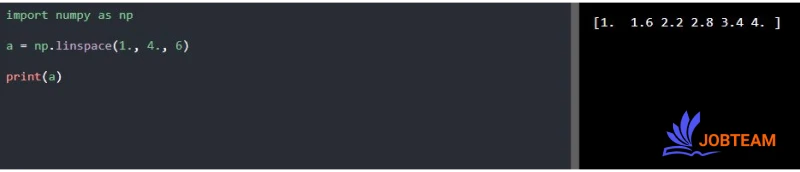 توابع ایجاد آرایه یک بعدی NumPy در پایتون (Python) توابع ایجاد آرایه یک بعدی NumPy در پایتون (Python)
