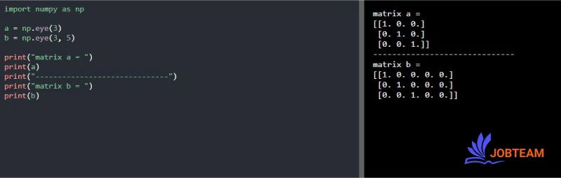 توابع ایجاد آرایه دو بعدی NumPy در پایتون (Python) توابع ایجاد آرایه دو بعدی NumPy در پایتون (Python)