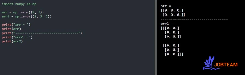 توابع عمومی ایجاد ndarray ماژول NumPy در پایتون (Python) توابع عمومی ایجاد ndarray ماژول NumPy در پایتون (Python)