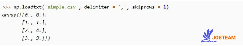 خواندن آرایه ها از دیسک برای ایجاد آرایه NumPy در پایتون (Python) خواندن آرایه ها از دیسک برای ایجاد آرایه NumPy در پایتون (Python)
