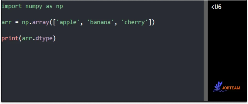 نوع های داده ماژول نامپای در پایتون نوع های داده ماژول نامپای در پایتون