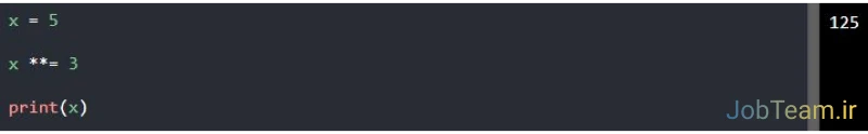 عملگر (=**) در پایتون (Python) عملگر (=**) در پایتون (Python)
