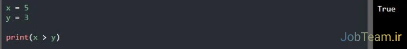 عملگر بزرگتر از (<) در پایتون (Python) عملگر بزرگتر از (<) در پایتون (Python)