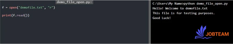 خواندن فایل در پایتون (Python)